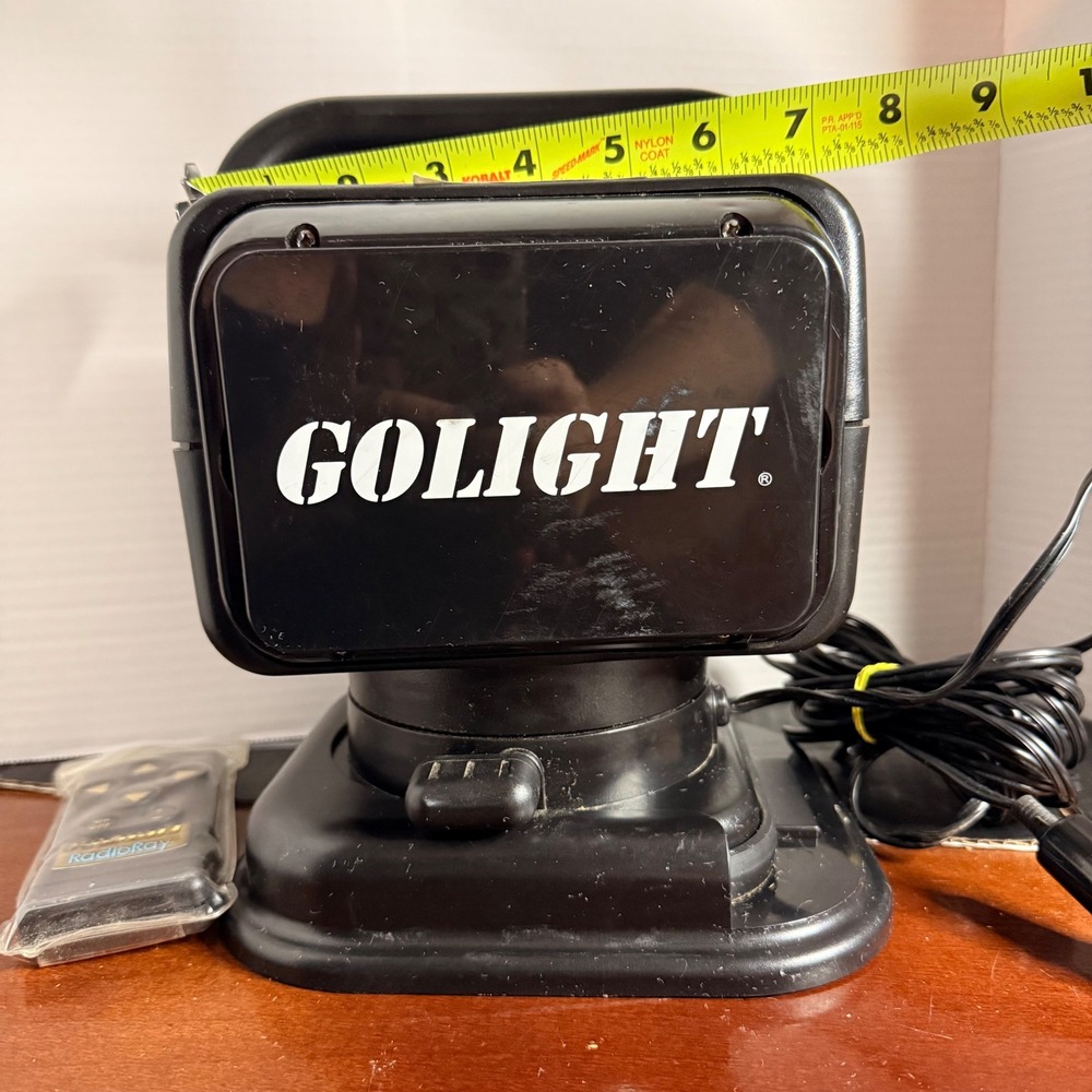 GoLight RadioRay Remote Control Spotlight Searchlight 12V w/ Remote Tested Works - Picture 9 of 9